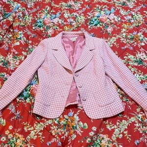 Harold’s Pink Tweed Blazer size 6
